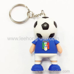 Italy team 3D figure with key ring