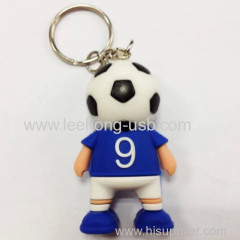 Italy team 3D figure with key ring