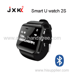 SMS MMS support MTK6260 arm7 CPU SIM card smartwatch JXK-U2S for iphone and sumsang htc LG luxes phones by bluetooth