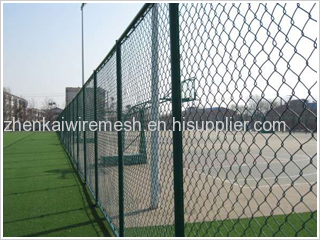 Chain Link Fence(PVC&Galvanized)using for House Garden fronts and divisions, Children's Playgrounds, Playing Fields