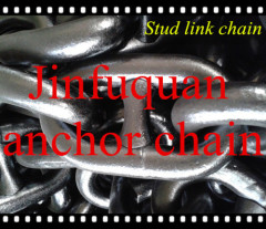 China high quality U3 stud or studless welded link anchor chain for fish cage