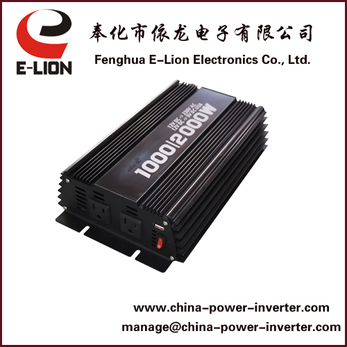 DC12V input with USB connector 1000W power inverter