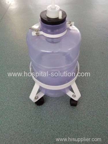 Hospital using 5L suction jar with Small Trolly