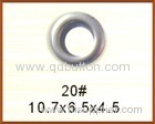 fashion metal eyelets and grommets 1.5'' Gunmetal Plated Round Grommet Eyelet brass eyAelets and grommets