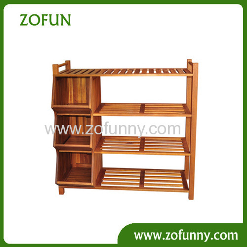 Bamboo Modern Shoe Shelf Wholesale