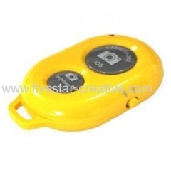 2014 Portable Smart Bluetooth 3.0 Wireless Remote Camera Shutter for iOS Android Yellow