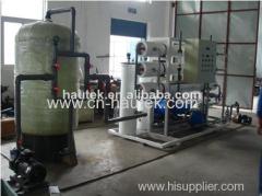 Sea water desalination machine