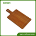 Fashionable design bamboo cutting board with handle