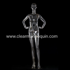 Realistic face female mannequin body form