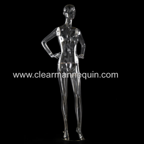 Realistic face female mannequin body form