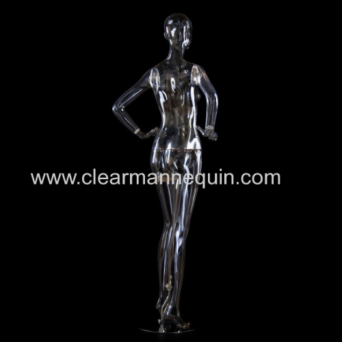 Realistic face female mannequin body form