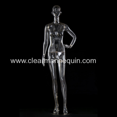 Female dress form with face plastic manikin or mannequin
