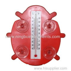 Beetle Window Thermometer; animal window thermometer