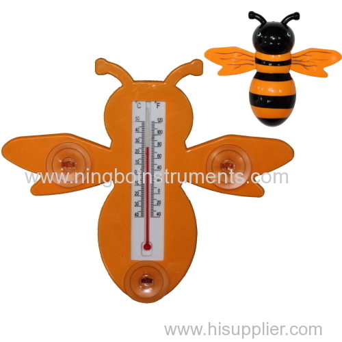 Bee Window Thermometer; animal window thermometer