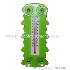 Caterpillar Window Thermometer; Animal Window Thermometer