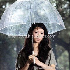 High quality auto open apollo shape transparent umbrella