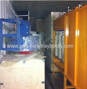 We sold a complete powder coating line to Russia