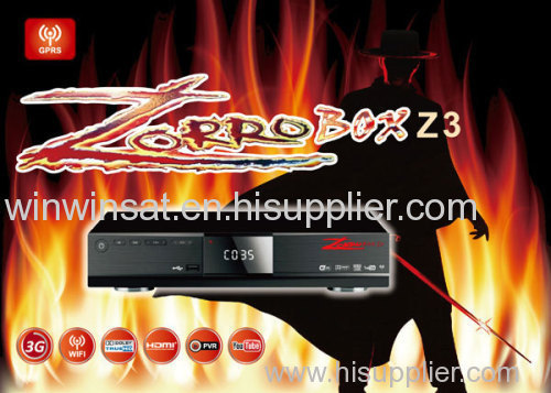 NEW ARRIVAL! free DHL ZORRO Box Z3 IKS Receiver with Gprs Dongle Insert Sim Card for Africa play Dstv,Canalsat,Mytv ,Zor