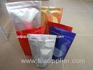 Custom Snack Bag Packaging , BOPP / LDPE Stand up Ziplock Mylar Food Bags