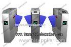 TCP / IP Retractable Flap Barrier Gate Turnstile for Office Building and Parking Place