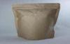 Kraft Paper / PETAL / PE Zipper Coffee Packaging Bags With Valve