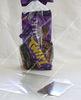 Clear Customized Gravure Printing Opp Packing Block Bottom Bags For Chocolate