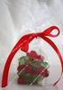 Candy Clear Opp Flat Base Block Bottom Bags With Side Gusset / Tin Tie