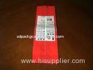 Eco Red Heat Seal Food Pouch Packaging Logo Printed OPP + CPP