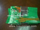 Green Side Gusseted Food Pouch Packaging for Biscuit PET / CPP