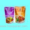 Snack Foil Printed Food Pouches Packaging With Zipper Euro Hole