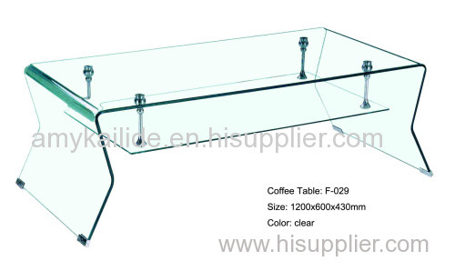 F-029 Clear Coffee Table