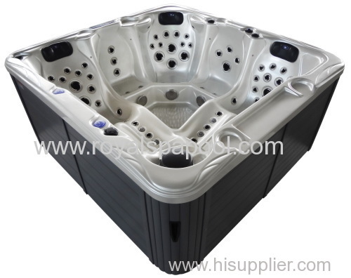 Whirlpool hot tub outdoor spa with led light