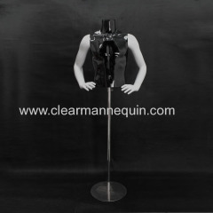 Male PC clear plastic mannequin