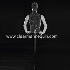 Creative idea PC transparent manikin clothing