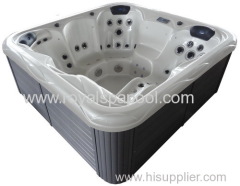 cheap luxury bathtub price hot tub with Led Light