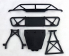 Front and rear guard plate set for 1/5 rc car parts