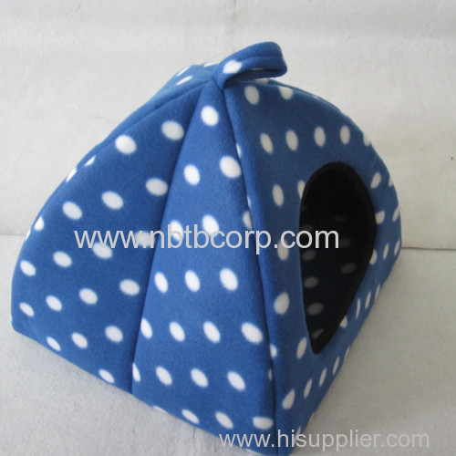 cute and colorful fabric pet house, small footprint design foldable cat house