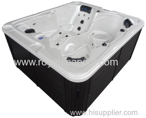 Europe deluxe 4 persons whirlpool massage spa outdoor spa