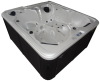 4 person led light outdoor spa hot tub whirlpool bathtub with overflow