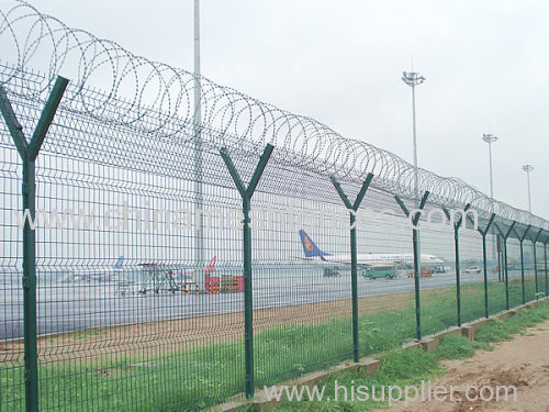 pvc coated airport security fencing airport fence panel