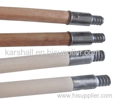 Wooden Extension Poles with metal threads