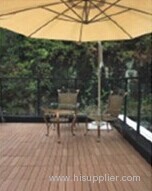 Eco-friendly deck board, hollow wpc decking