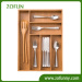 Functional bamboo drawer organizer / cutlery Tray