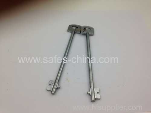 High security Double bit Mechanical safe locks 7 lever