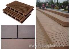 China supplier Hollow wpc decking flooring