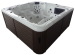 Square outdoor spa hot tub bathtub