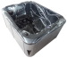 Freestanding hot tub outdoor spa with led light