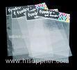 Cpp / OPP Header Bag With Self Adhesive Flap And High Clear
