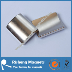 N45SH Arc Permanent Neodymium Magnets Strong Elevator Motor Neodymium Magnets for sale