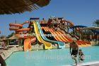 Children Fiberglass Water Slides Combination Water Slide For Holiday Resort